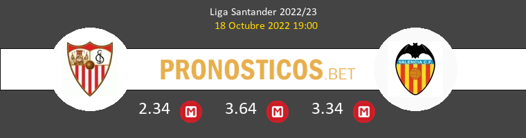 Sevilla vs Valencia Pronostico (18 Oct 2022) 1
