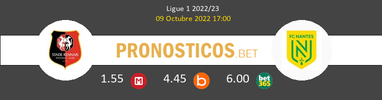 Stade Rennais vs Nantes Pronostico (9 Oct 2022) 1