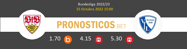 Stuttgart vs VfL Bochum Pronostico (15 Oct 2022) 1