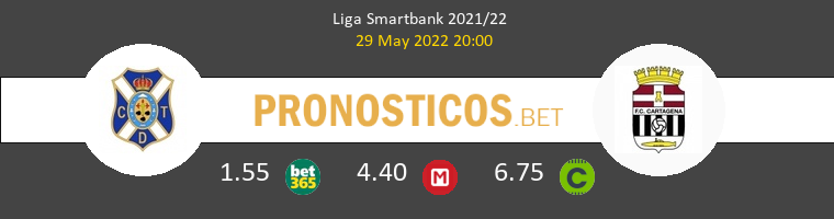 Tenerife vs F.C. Cartagena Pronostico (12 Oct 2022) 1