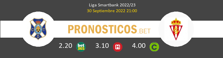Tenerife vs Real Sporting Pronostico (30 Sep 2022) 1