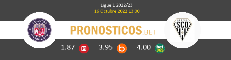 Toulouse vs Angers SCO Pronostico (16 Oct 2022) 1