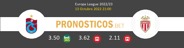 Trabzonspor vs Monaco Pronostico (13 Oct 2022) 1
