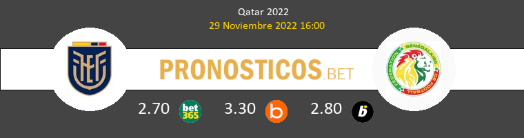 Ecuador vs Senegal Pronostico (29 Nov 2022) 1