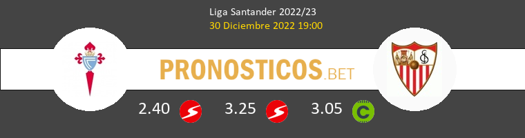 Celta vs Sevilla Pronostico (30 Dic 2022) 1