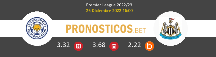 Leicester vs Newcastle Pronostico (26 Dic 2022) 1