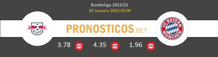 RB Leipzig vs Bayern Munchen Pronostico (20 Ene 2023) 1