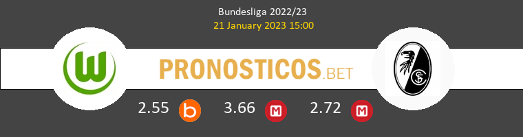 Wolfsburgo vs SC Freiburg Pronostico (21 Ene 2023) 1