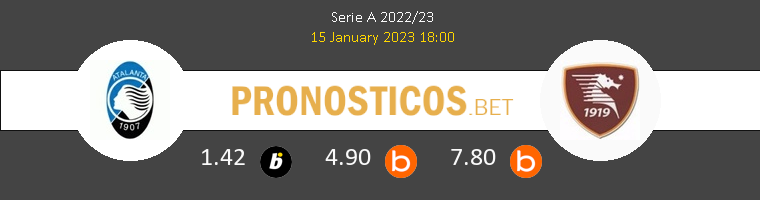 Atalanta vs Salernitana Pronostico (15 Ene 2023) 1