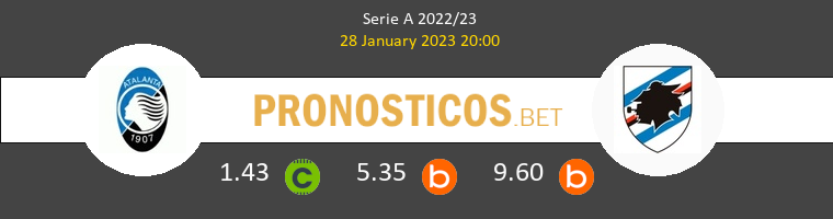 Atalanta vs Sampdoria Pronostico (28 Ene 2023) 1