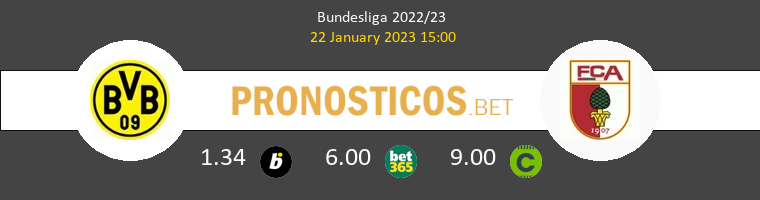 Borussia vs FC Augsburgo Pronostico (22 Ene 2023) 1