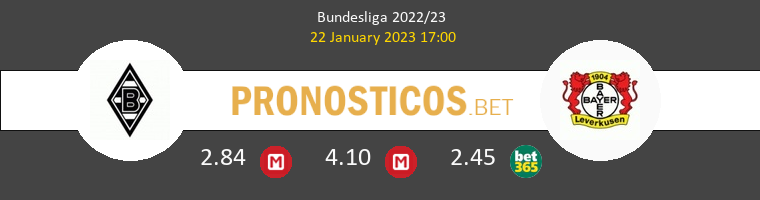 B. Mönchengladbach vs Bayer Leverkusen Pronostico (22 Ene 2023) 1