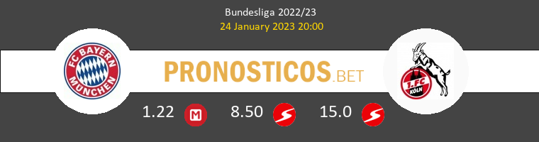 Bayern Munich vs Colonia Pronostico (24 Ene 2023) 1