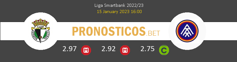 Burgos vs FC Andorra Pronostico (15 Ene 2023) 1