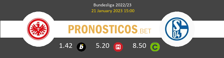Eintracht Frankfurt vs Schalke 04 Pronostico (21 Ene 2023) 1