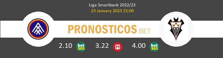 FC Andorra vs Albacete Pronostico (23 Ene 2023) 1