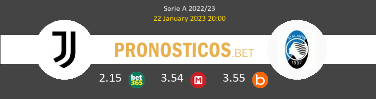 Juventus vs Atalanta Pronostico (22 Ene 2023) 1