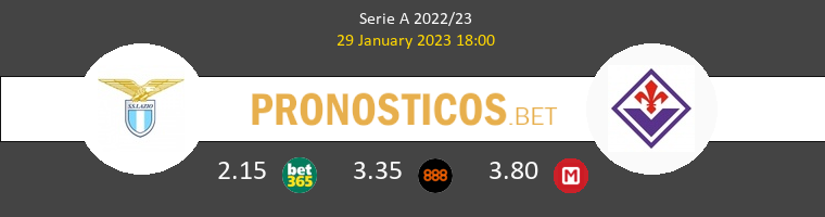 Lazio vs Fiorentina Pronostico (29 Ene 2023) 1