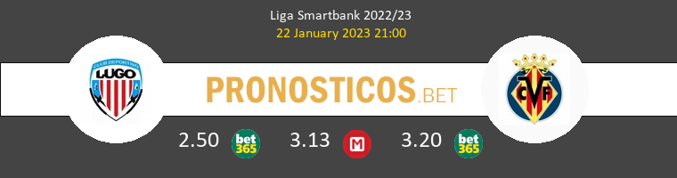 Lugo vs Villarreal B Pronostico (22 Ene 2023) 1
