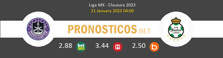 Mazatlán vs Santos Laguna Pronostico (21 Ene 2023) 1