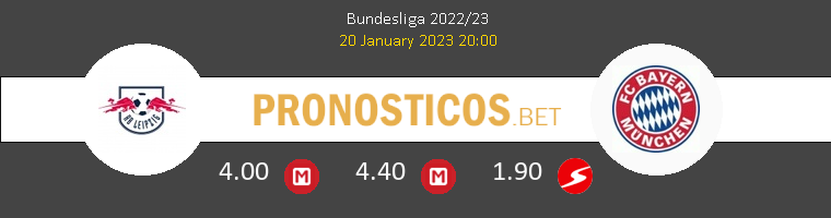 RB Leipzig vs Bayern Pronostico (20 Ene 2023) 1