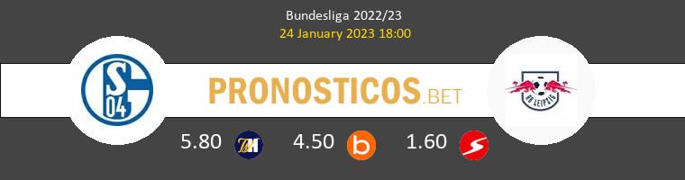 Schalke 04 vs RB Leipzig Pronostico (24 Ene 2023) 1
