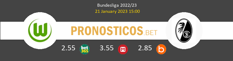 Wolfsburg vs SC Freiburg Pronostico (21 Ene 2023) 1