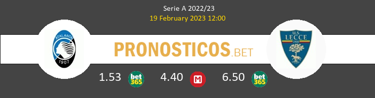 Atalanta vs Lecce Pronostico (19 Feb 2023) 1