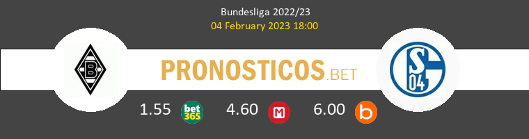 B. Mönchengladbach vs Schalke 04 Pronostico (4 Feb 2023) 1