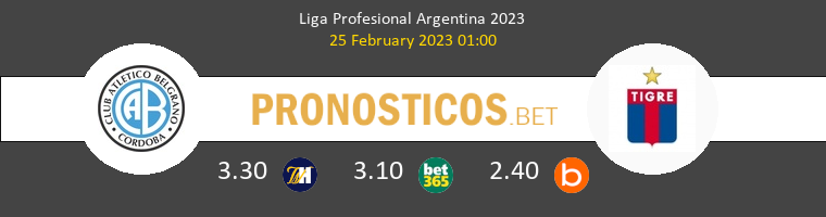 Belgrano vs Tigre Pronostico (25 Feb 2023) 1