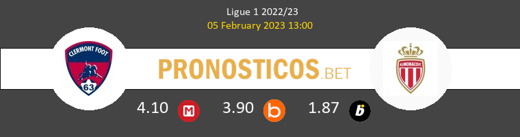 Clermont vs Monaco Pronostico (5 Feb 2023) 1