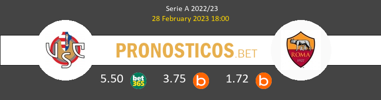 Cremonese vs Roma Pronostico (28 Feb 2023) 1