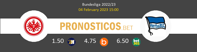 Eintracht Frankfurt vs Hertha Berlín Pronostico (4 Feb 2023) 1