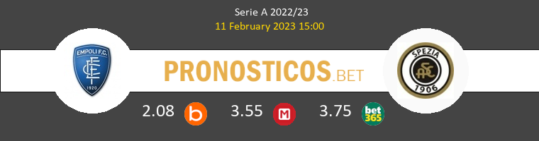 Empoli vs Spezia Pronostico (11 Feb 2023) 1
