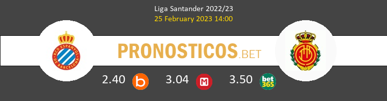 Espanyol vs Mallorca Pronostico (25 Feb 2023) 1