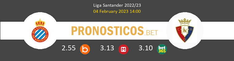 Espanyol vs Osasuna Pronostico (4 Feb 2023) 1
