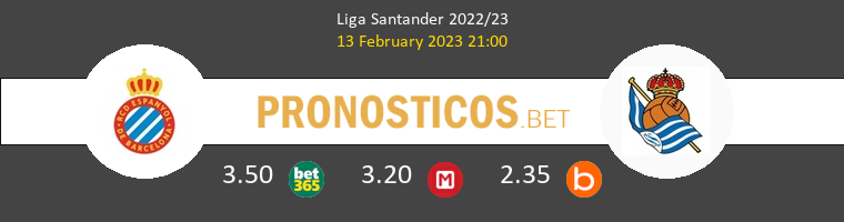 Espanyol vs Real Sociedad Pronostico (13 Feb 2023) 1