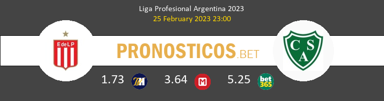 Estudiantes La Plata vs Sarmiento Pronostico (25 Feb 2023) 1