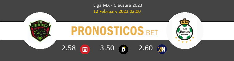 FC Juárez vs Santos Laguna Pronostico (12 Feb 2023) 1