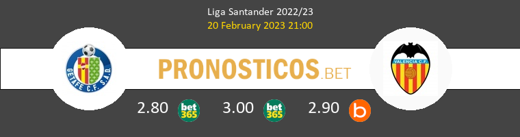 Getafe vs Valencia Pronostico (20 Feb 2023) 1