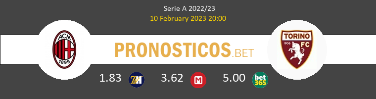 AC Milan vs Torino Pronostico (10 Feb 2023) 1