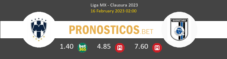 Monterrey vs Querétaro Pronostico (16 Feb 2023) 1