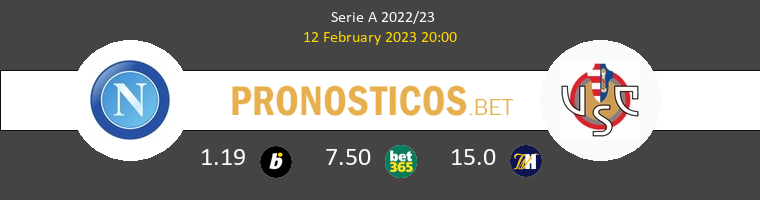 Nápoles vs Cremonese Pronostico (12 Feb 2023) 1