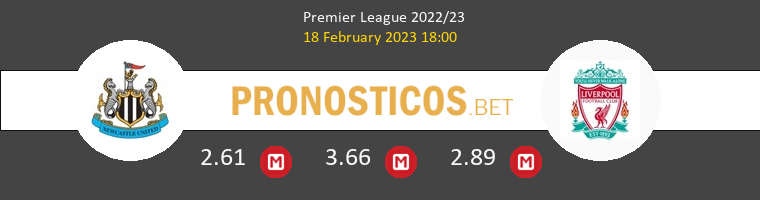 Newcastle vs Liverpool Pronostico (18 Feb 2023) 1