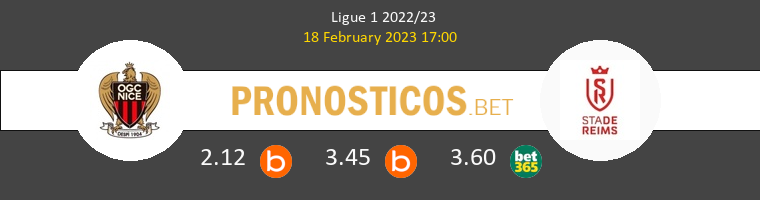 Nice vs Reims Pronostico (18 Feb 2023) 1