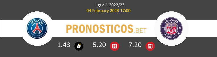 Paris Saint Germain vs Toulouse Pronostico (4 Feb 2023) 1
