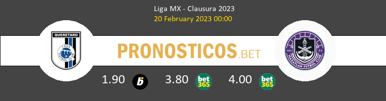 Querétaro vs Mazatlán Pronostico (20 Feb 2023) 1