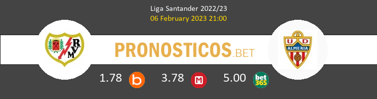 Rayo Vallecano vs Almería Pronostico (6 Feb 2023) 1
