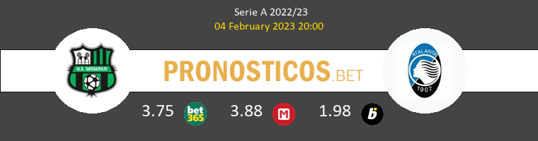 Sassuolo vs Atalanta Pronostico (4 Feb 2023) 1