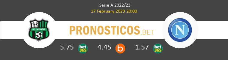Sassuolo vs Napoles Pronostico (17 Feb 2023) 1